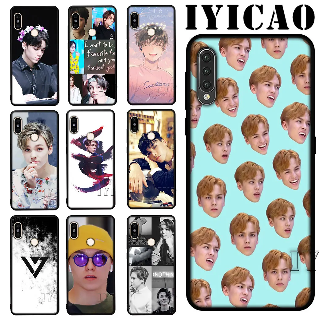 IYICAO Вернон мем мягкий чехол для мобильного телефона Xiaomi mi на возраст 6 8 9 A2 Lite A3 9T Pro