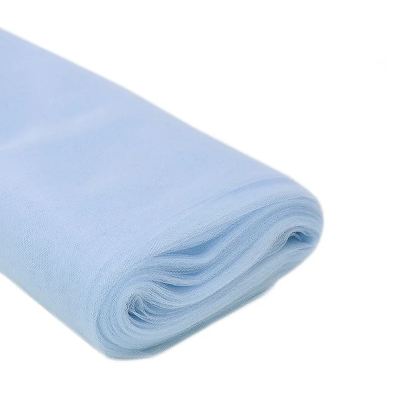 light blue 5" x120 футов(40 ярдов) ткань для юбки-пачки тюль болт Pew Лук ремесло для DIY банкет свадебное украшение день Рождения Вечеринка Дети ребенок душ - Цвет: light blue