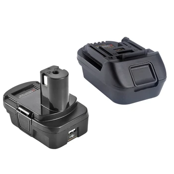 

2 Pcs 20V to 18V Lithium Battery Convertor Adapter for Milwaukee - Dm18Rl & Dm18M