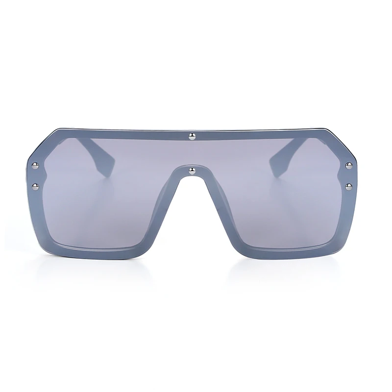 Большие размеры d щит козырек Солнцезащитные очки для женщин большие размеры солнцезащитные очки для мужчин прозрачная рамка винтажные большие ветрозащитные ретро очки UV400 - Цвет линз: C2