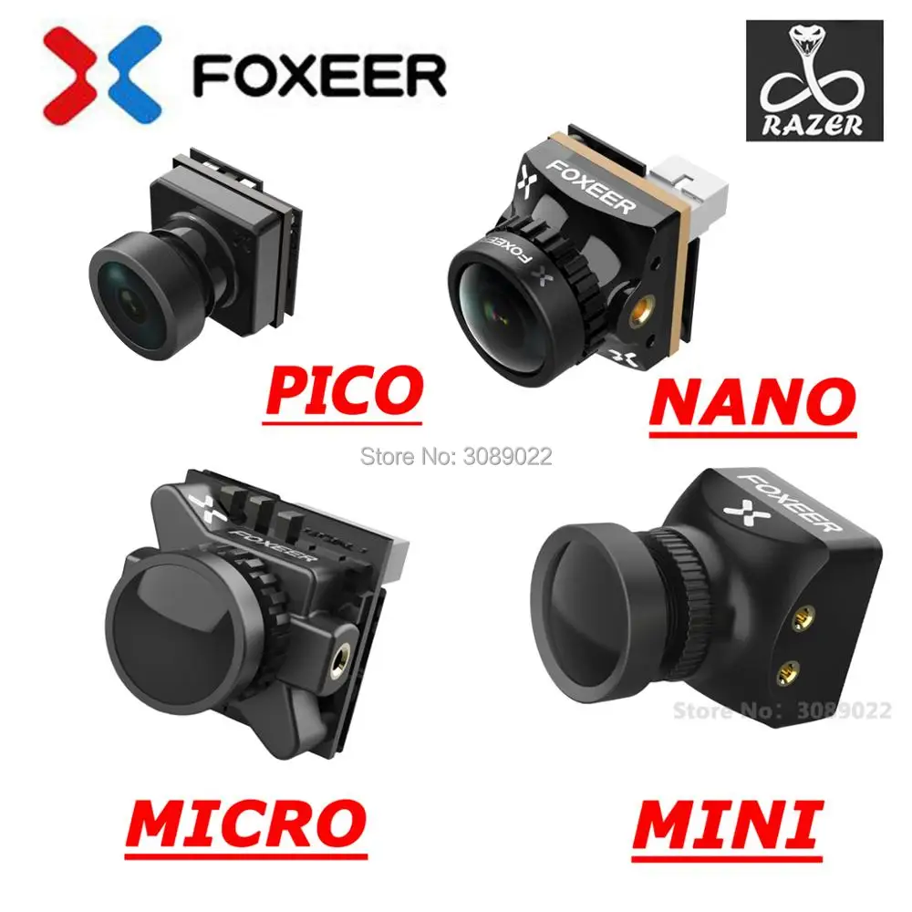Foxeer Razer Mini / Razer Micro/ Razer NANO 1200TVL PAL/NTSC переключаемая 4:3 16:9 FPV камера для FPV гоночного дрона обновленная версия|fpv camera|fpv osdosd mini | АлиЭкспресс