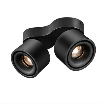 

Adjustable Rotatable Dimmable LED Downlight Double Heads 30W 40W LED Ceiling Lamp 2x15W 2x20W LED Spotlight AC110V 220V Aluminum