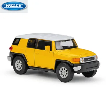 

WELLY Diecasts 1:36 TOYOT FJ Simulation Alloy Off-road Car Model Pull Back Car Toy Vehicles for Kids Gift with Box Free Shipping