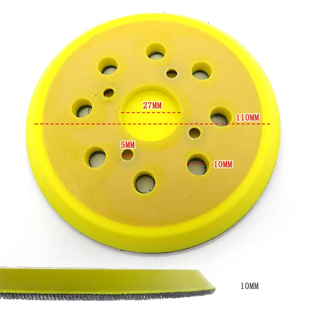 5in 125mm 8-красивое розовое платье с овальным вырезом на спине, на шнуровке Шлифовальная прокладка крюк и петля шлифовальный Подложка для электрошлифовальной машины Мощность инструменты аксессуары