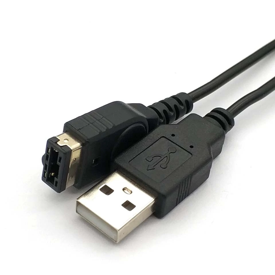 1 2 м черный зарядный USB кабель для/SP/GBA/GameBoy/Nintendo/DS/для NDS|Кабели питания| |