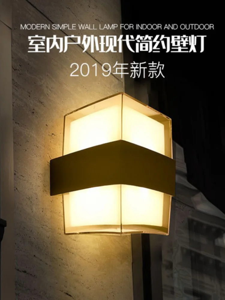 LED Wall Light Modern Outdoor Waterproof IP65 Lamp Indoor s Living Room Porch Courtyard Garden 9W 18W | Освещение