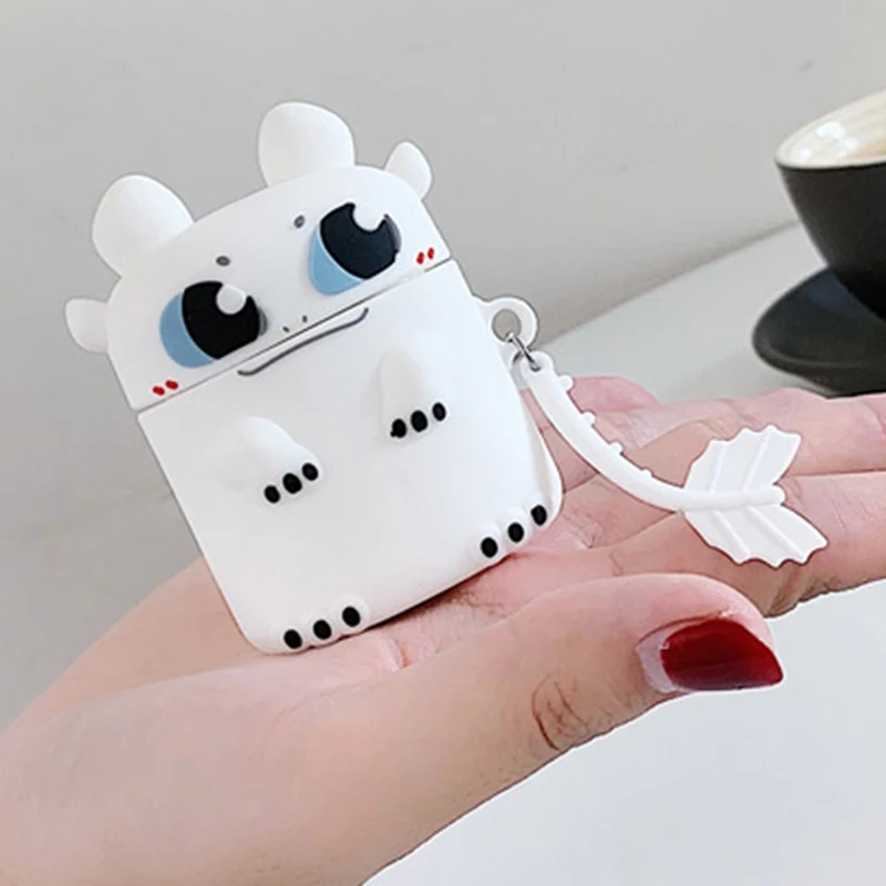 Милый мультяшный чехол для Apple Airpods 3D Защитная крышка Bluetooth чехол для наушников Модный мягкий силиконовый чехол s Чехол для гарнитуры