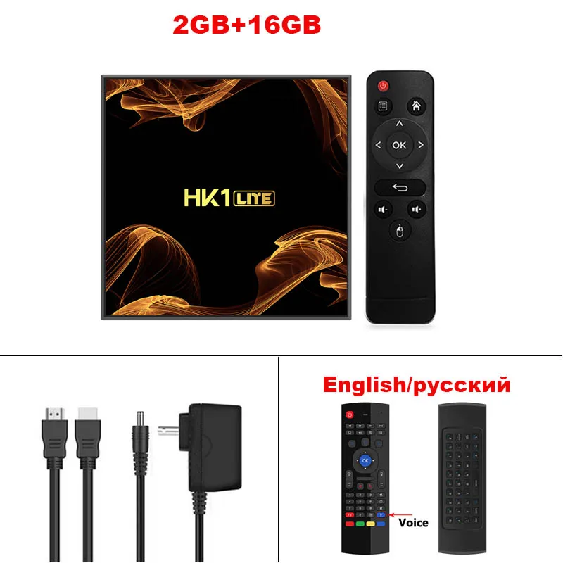 2GB16GB Add MX3 HK1 LITE Смарт ТВ приставка Android 9,0 RK3228A четырехъядерный 2 Гб 16 Гб Отт бокс 2,4G wifi 4K HD медиаплеер Поддержка Netflix Google плеер - Цвет: 2GB16GB Add MX3