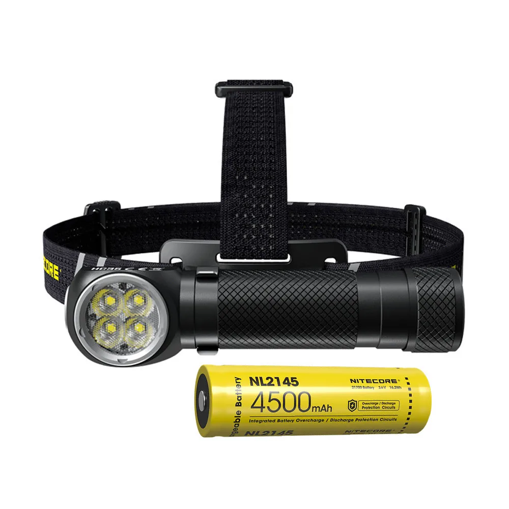 NITECORE HC35 USB перезаряжаемая фара 4* XP-G3 S3 светодиоды Макс. 2700 люмен дальность луча 134 м Спорт на открытом воздухе налобный фонарь - Испускаемый цвет: HC35 NL2145