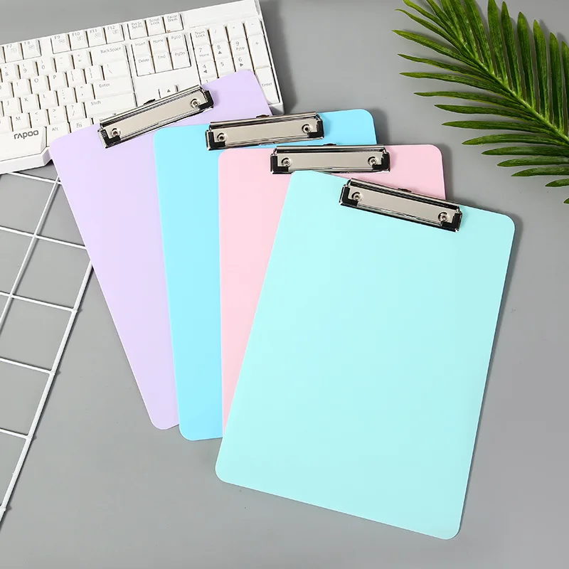 A4  File Folder Document Clip Writing Board Metal Report Cover Spine Bar School Office Stationery School Supplies