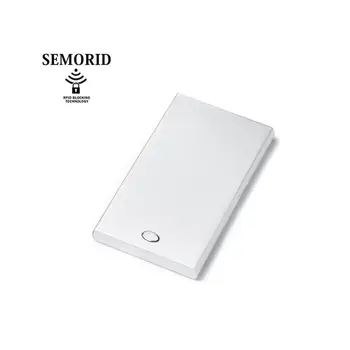

SEMORID New Ultra-thin Aluminum Metal RFID Blocking Case Business Credit Card Holder Minimalist Mens Metal Pocket Wallet