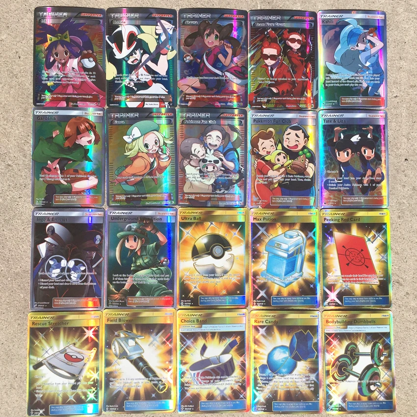 100-200 шт битва торговли Сияющие карты игрушки для Pokemones MEGA EX GX карты игры коллекция карт игрушки подарок для детей