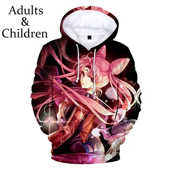 

2020 Autumn Kids Hooded Print Sailor Moon 3D Hoodies Cartoon boys girls Fashion CasualSweatshirt Hip Hop pullovers Long Sleeve