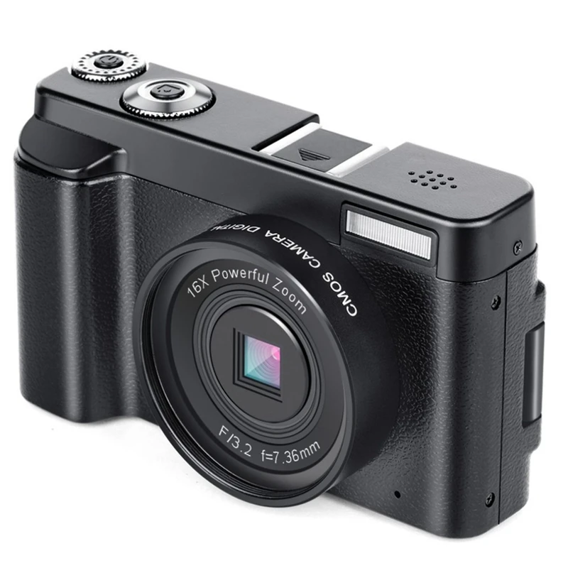 Розничная микро-камера, цифровая видеокамера Hd 1080P 24Mp 3,0 дюймов Tft дисплей 16X зум Цифровая видеокамера Dv видеокамера Mini Dslr