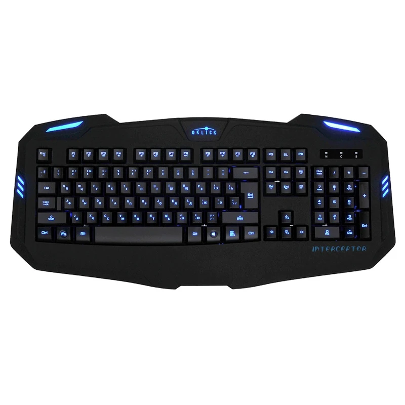Клавиатура OKLICK 730G INTERCEPTOR, черный