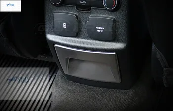 

Yimaautotrims Auto Accessory ABS Rear Armrest Box Side Decoration Cover Trim 1 Pcs Fit For Ford Explorer 2016 - 2018