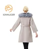 Ladies Cashmere Coat With Natural Fox Fur Autumn And Winter Fashion Luxury Charming Coat New Products In 2021 2
