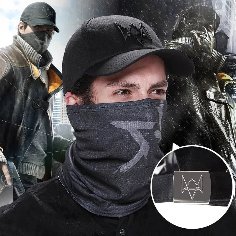 Игра Watch Dogs Aiden Pearce черная шляпа маска реквизит для косплея аксессуары шарф на Хэллоуин вечерние модные наряды