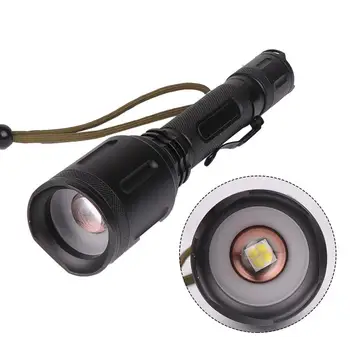 

Tactical Zoomable LED 18650 Flashlight Torch Lamp Light 5 Mode Super Bright Torch Lamp Flashlight 5-mode For Outdoor