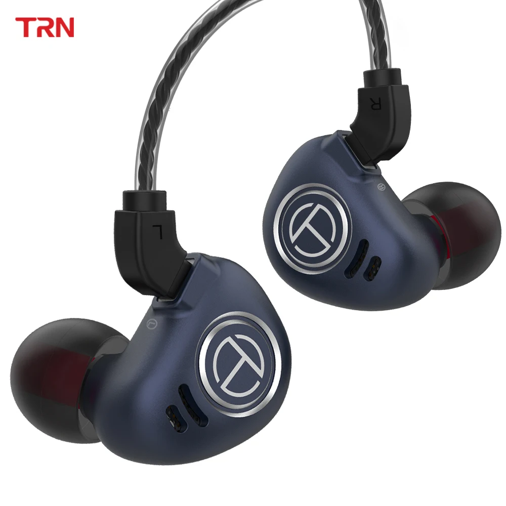 

TRN V90 4BA+1DD Hybrid 5 Driver IEM Metal In Ear Earphone HIFI Monitor Running Sport Resolution Earbuds Auriculares 2Pin V30/V80