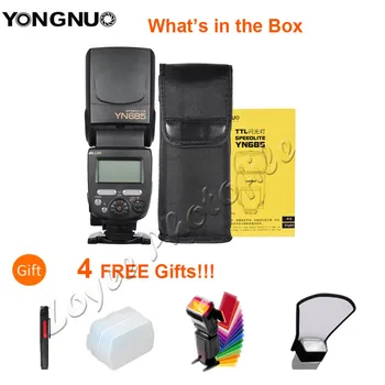 

YONGNUO i-TTL flash Speedlite YN685 YN685N YN685C Works with YN622N YN622C RF603 Wireless Flash for Nikon Canon DSLR Camera