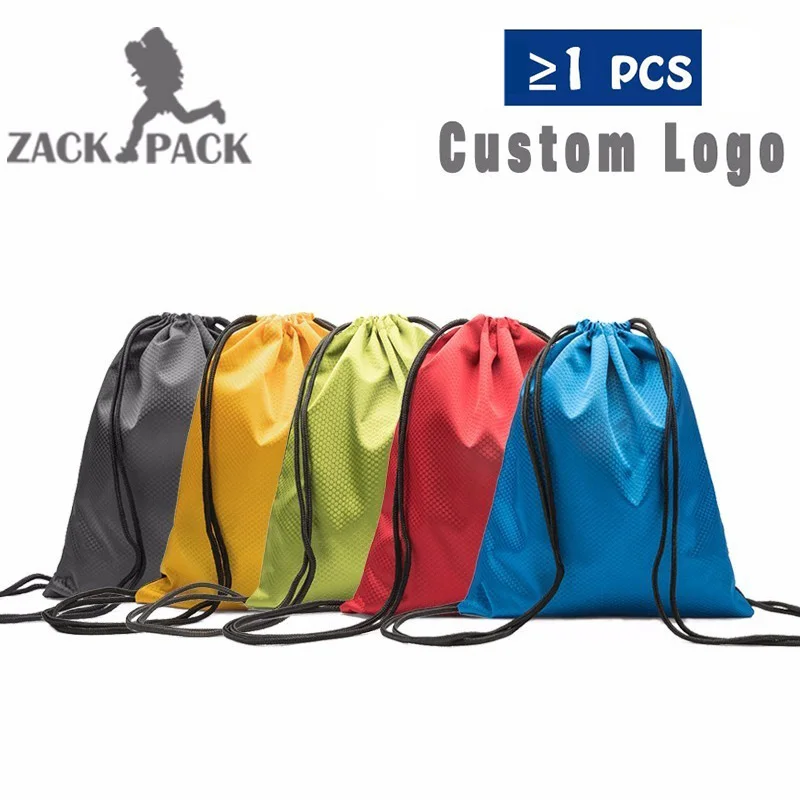 

5PCS Sports Custom Logo Drawstring Bags Waterproof Oxford Backpack Storage Pull Rope Small Bag For Boy Girls DB6