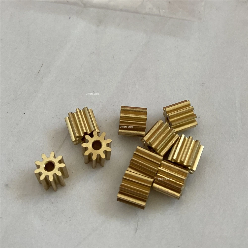 0.6M 9T 1.98MM 2MM Hole diameter Copper Gear (Gear thickness 3mm/6mm) | Обустройство дома