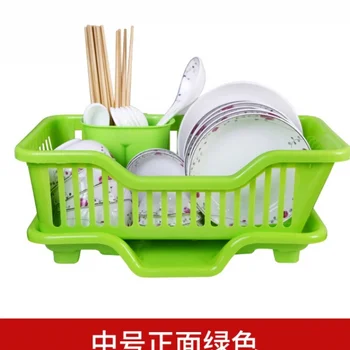 

NEW Cheap Plastic Tableware Sink Drying Rack Self-draining Kitchen Single Layer Small Storage Dishes Chopsticks Dryer Drain Rack