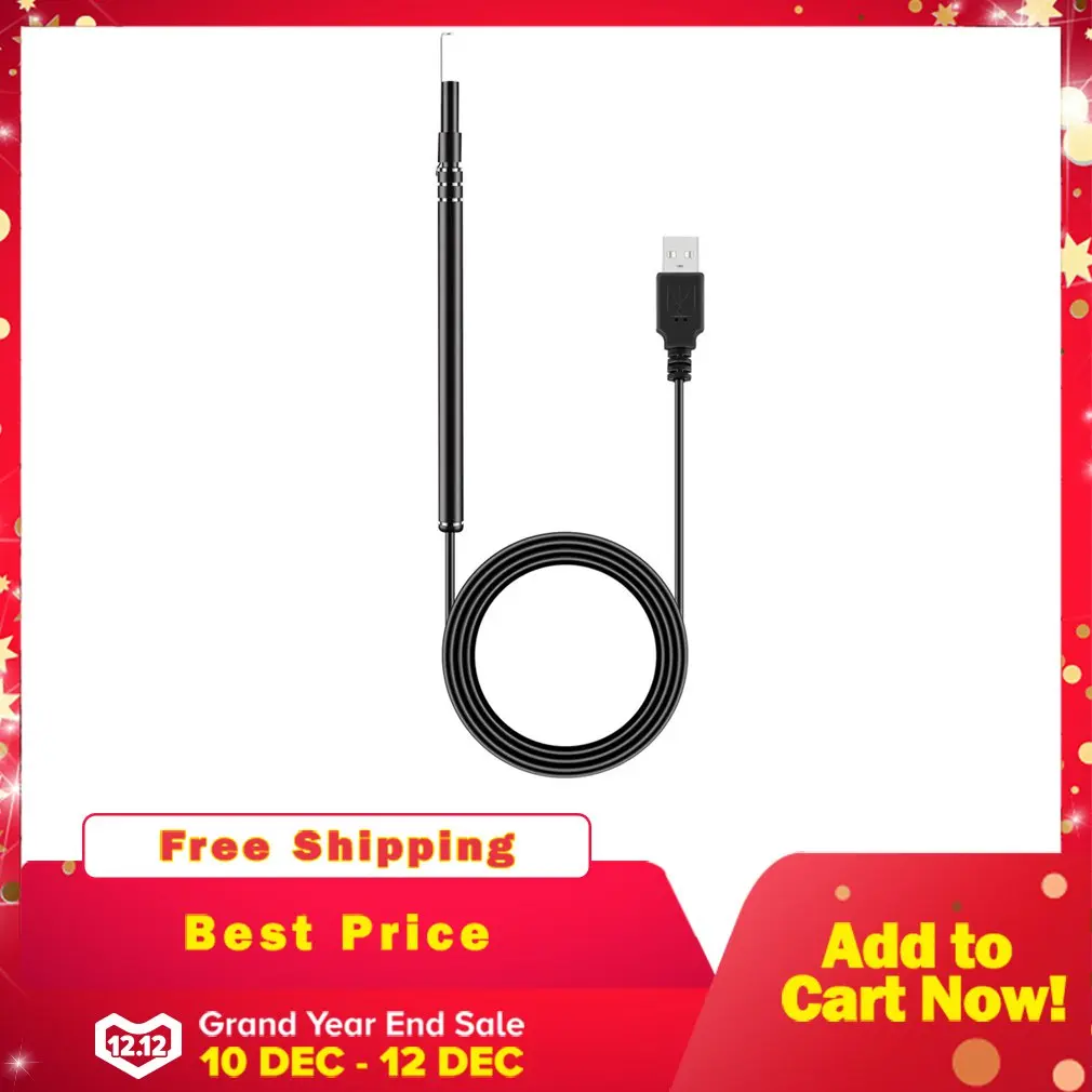 USB Ear Cleaning Tool HD Visual Ear Spoon Multifunction Earpick With Mini Camera Pen Ear Care In-ear Cleaning Endoscope Dropship