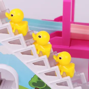 

Electric Small Duck Climb Stairs Toy Track Slide Learning Toy for Children Gifts GXMB