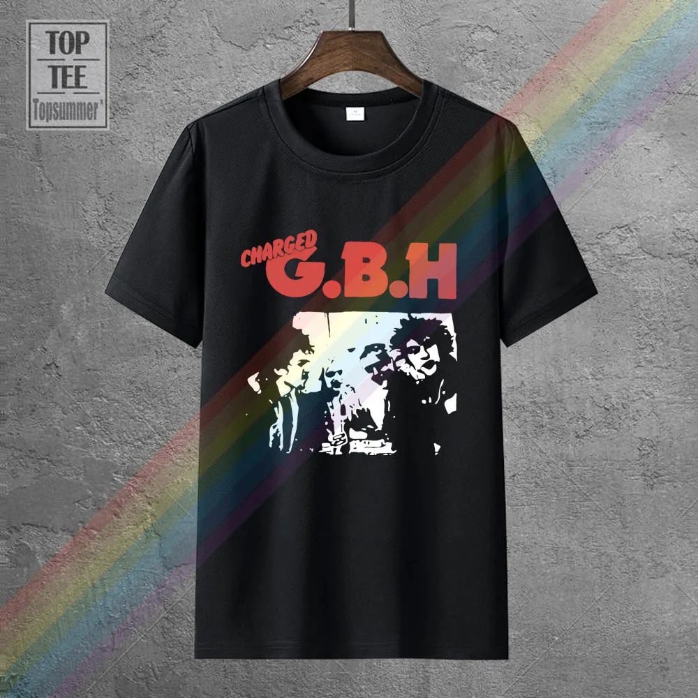 

New Charged Gbh Rock G.B.H Band Black Mens T-Shirt Cotton S-Xxxl Size