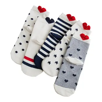 

Heart Autumn Winter Women Cotton Cartoon Animal Female Socks