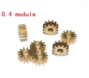 

10PCS Wholesale spindle metal gear 0.4 modulo 12 tooth DIY model toy car accessories aperture 2MM free shipping
