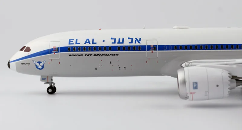 1:200 весы Air ISRAEL Airline EL AL самолет Boeing B787 модель с базовым шасси сплав дети самолет игрушка Коллекция