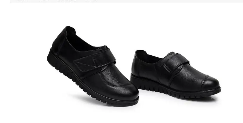 Classic Spring Genuine Leather Shoes For Women Flat Keep warm Casual fashion autumn Shoes Slip On Ballet Flats Women Comfortable