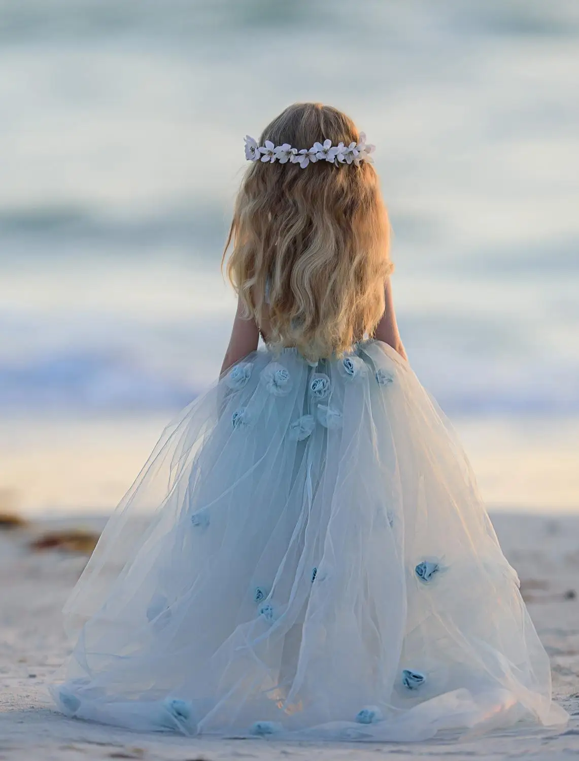 Princesse filles robe de soire formelle enfants, мантия de fleurs pour les filles de mariage