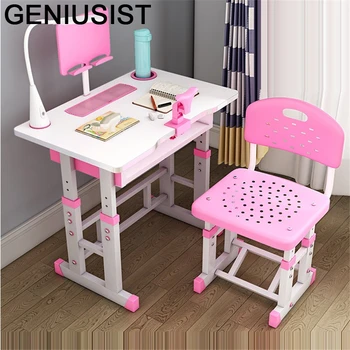 

Tavolo Per Bambini Pupitre Infantil Kindertisch Toddler Baby and Chair Adjustable Bureau Enfant Kinder Study Kids Table