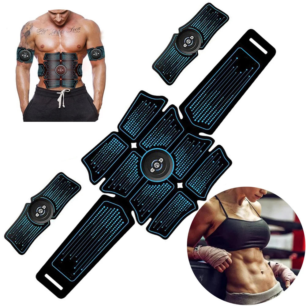 Muscle Electro Stimulator ABS EMS Electrostimulator Abdominal Electric Massager Training Apparatus Fitness Machine Building Body | Спорт и