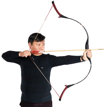 

toparchery 30-50Ibs Embroidered Silk Archery Bow for Hunting Bow Recurve Bow Outdoor Shooting Traditional Bow