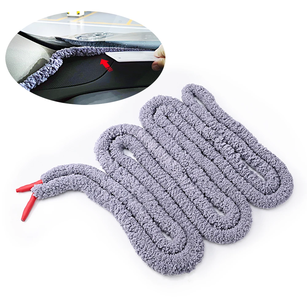Foshio 3 Meter Window Tinting Water Absorbed Rope Back Windshield Cleaning Absorbent Fiber Cloth