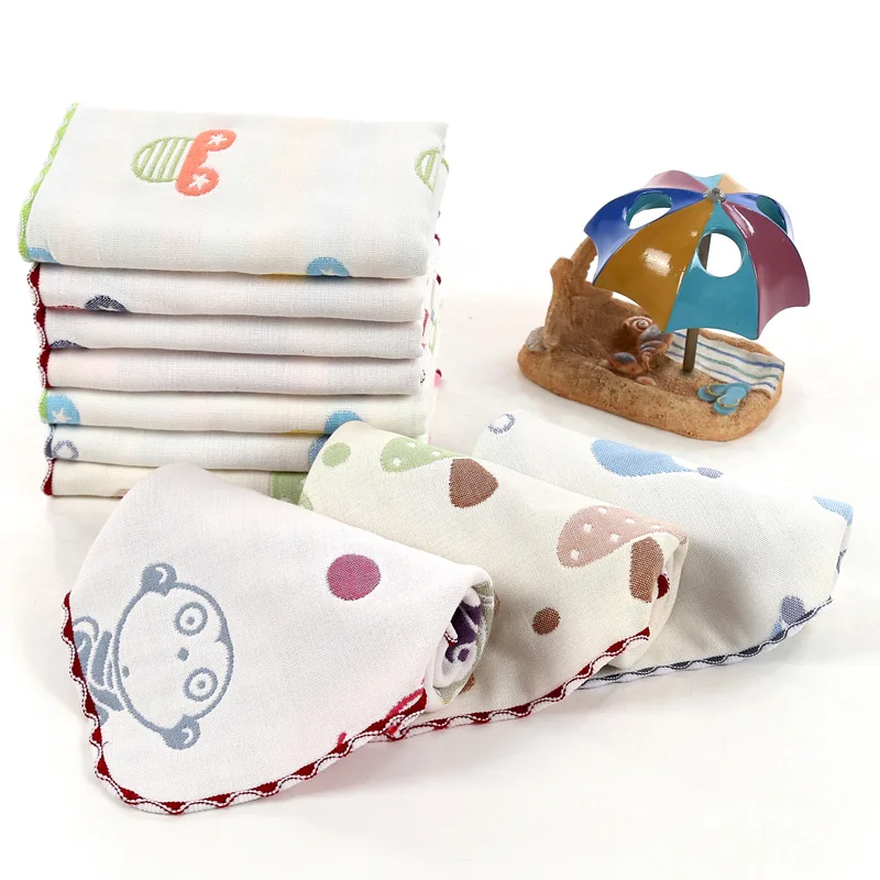 Newborn Son Small Tower Soft Absorbent Six-layer Gauze Adult Handkerchief Infant Child Face Wash Ke
