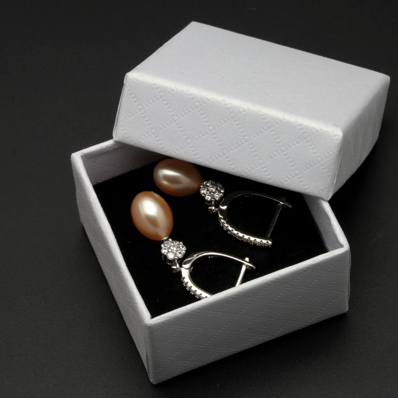 Natural Freshwater Grey Pearl Earring For Women,wedding Bohemia Bridal 925 Sterling Silver Earrings Pearl Gift