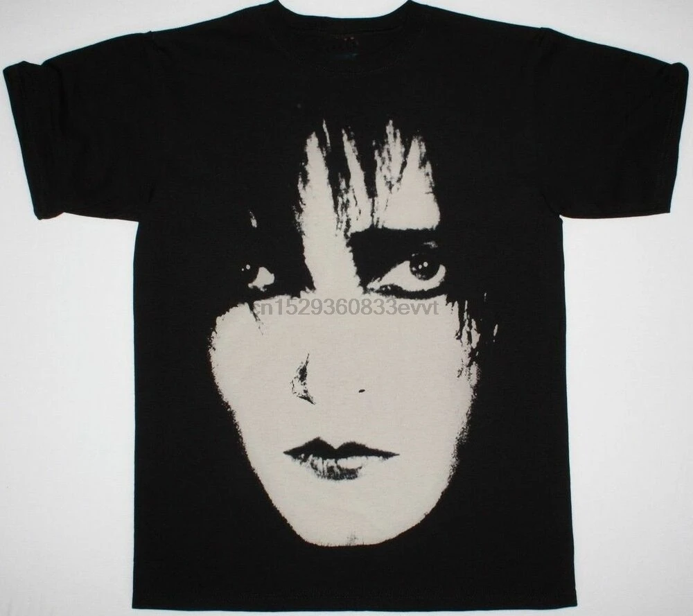Мужская черная футболка SIOUXSIE AND THE BANSHEES SIOUX POST панк Готика |