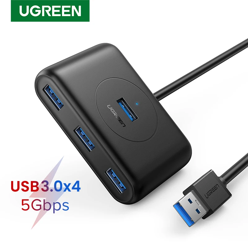 Tanio UGREEN USB Hub 4-Port USB 3.0 High-Speed USB Splitter