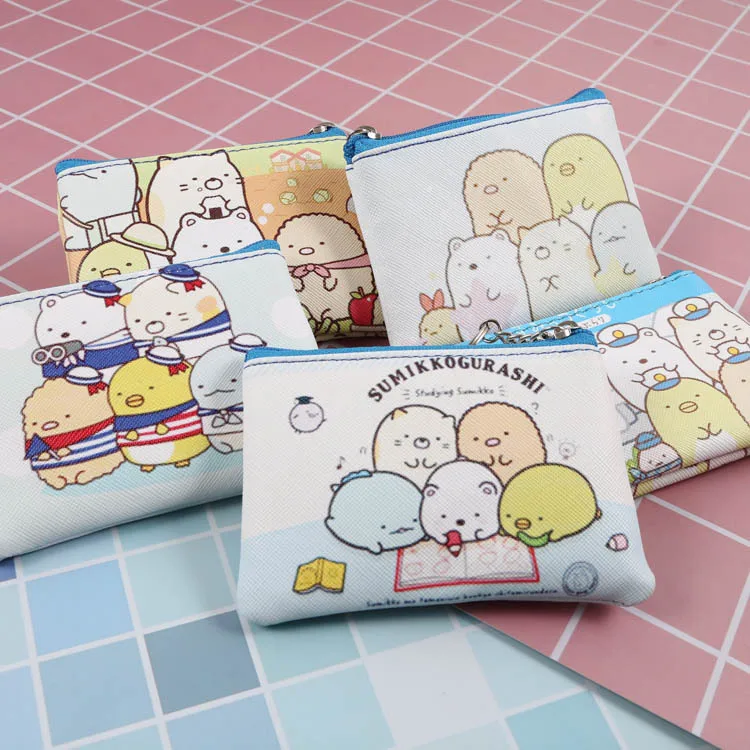 

Corner Biological Dumpling a PU Leather Students Cute Carrying Case Storgage Bag Coin Bag Keychain Purse