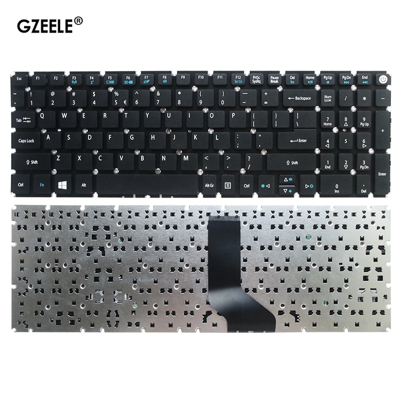 Новая клавиатура для ноутбука US Acer Aspire E5-523 E5-523G E5-553 E5-553G E5-575 E5-575G E5-575T E5-575TG |