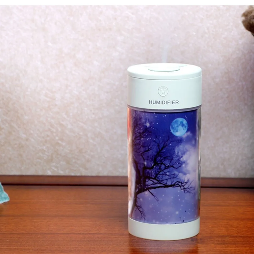 Usb-распылитель, очиститель воздуха с красочными чашками, увлажнитель воздуха, бытовая техника, удобный увлажнитель воздуха для спальни, для офиса, дома