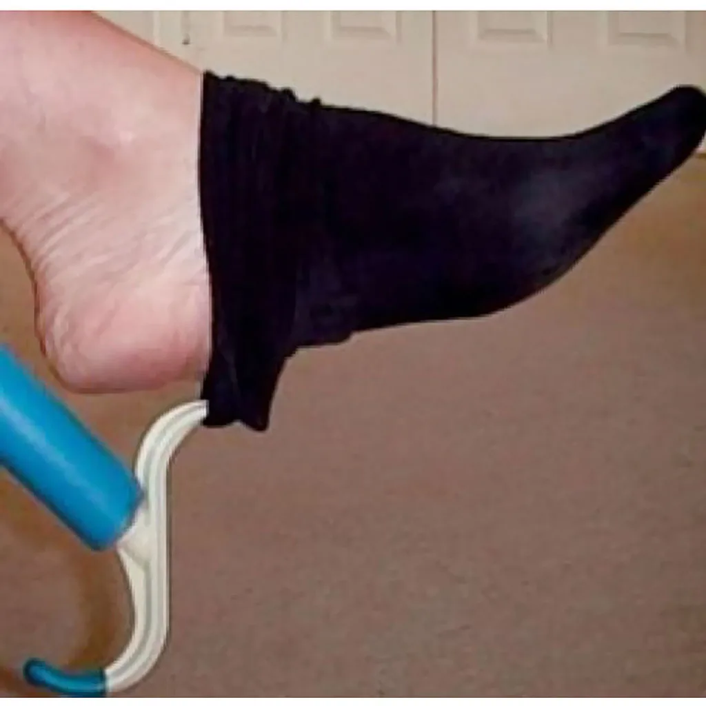 Portable 2-in-1 Pregnant Dressing Aid Tool, Shoe Lifter Shoehorn Dressing Stick for Elderly Patients Pregnant - Reduce Bending