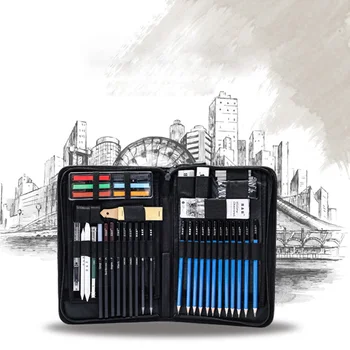 

48pcs Drawing Painting Sketch Set with Pencils Erasers Sharpener A5 Sketch Books for Artist Beginner Student Kids Adult Painting