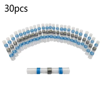 

30pcs Terminals Solder Heat Shrink Connectors Marine Waterproof Plastic